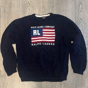 Ralph Lauren Dark Blue Crewneck Sweater